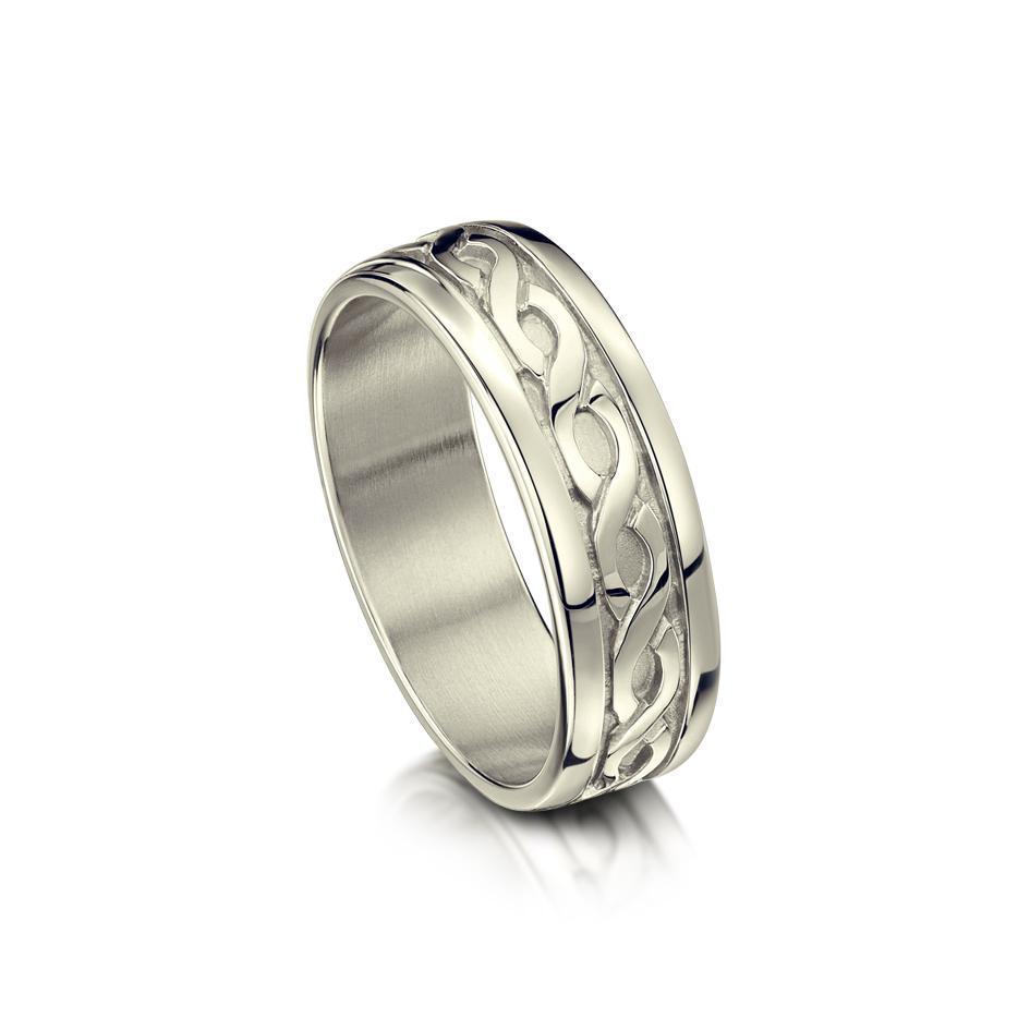 Silver Classic Ring Band for Him – GIVA Jewellery
